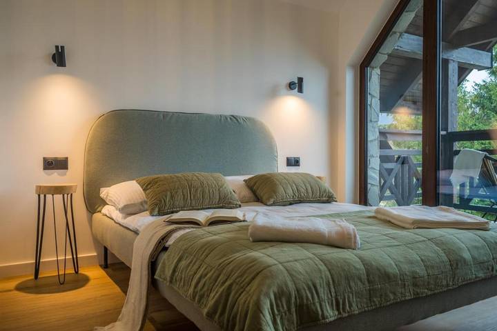 Obiekt b&b, z Balkon i Taras oraz Ogród i Widok w Bieszczady