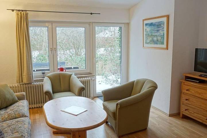 Ferienwohnung für 3 Personen, mit Garten