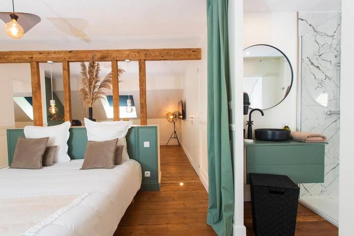 Ferienwohnung für 2 Personen, mit Terrasse und Garten