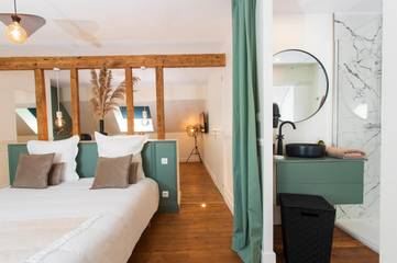 Cottage pour 2 personnes, avec jardin et terrasse à Wimille