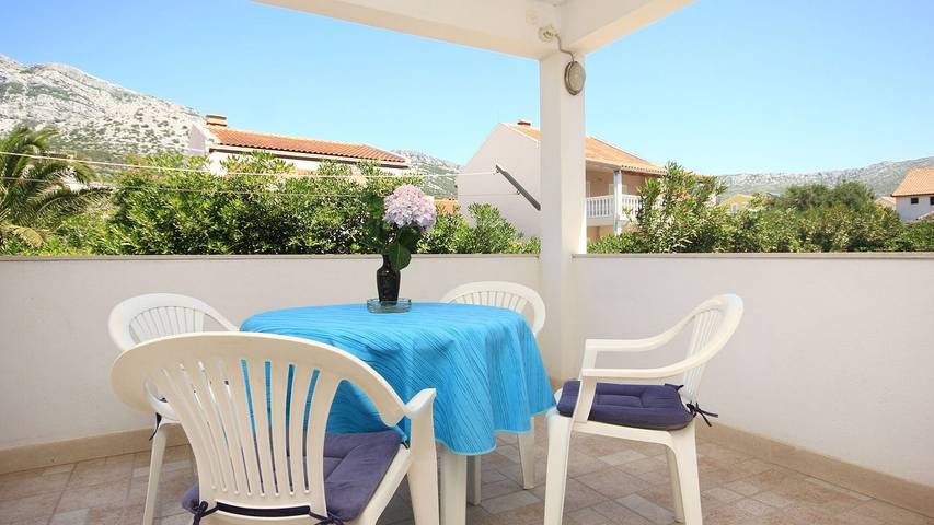 Apartament wakacyjny dla 2 osób, z taras w Orebić