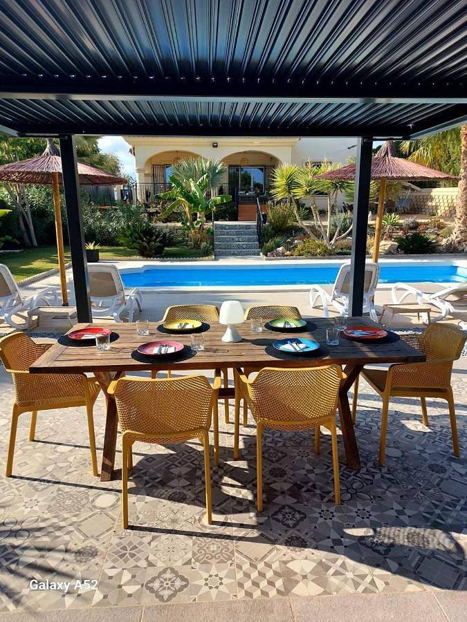 Casa rural para 8 personas, con vistas además de piscina y jardín en Muchamiel - 4