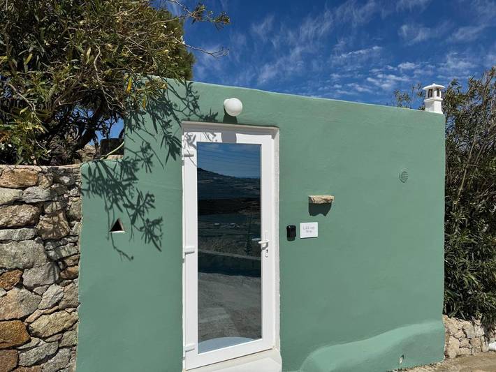 Ferienwohnung für 2 Personen, mit Ausblick und Garten auf Mykonos