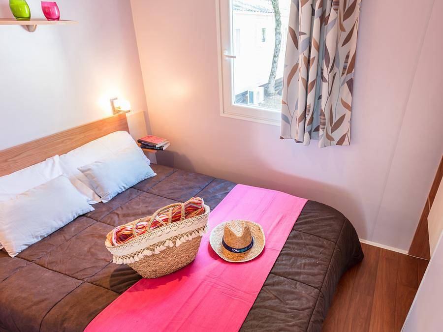 Camping Dunes et Soleil - Mobilheim 4 personen - Mobilheim | Classic | 2 Zi. | 4 Pers. | Erhöhte Terrasse | Klim. in Marseillan, Côte d'Améthyste