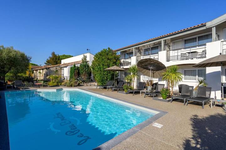 Hôtel pour 5 personnes, avec jardin et vue ainsi que sauna et piscine, animaux acceptés