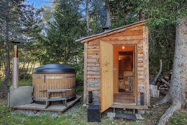 Maison de vacances 'Trivignolife - Chalet in Montagna' avec jardin privé, balcon et Wi-Fi in Tirano, Valtellina