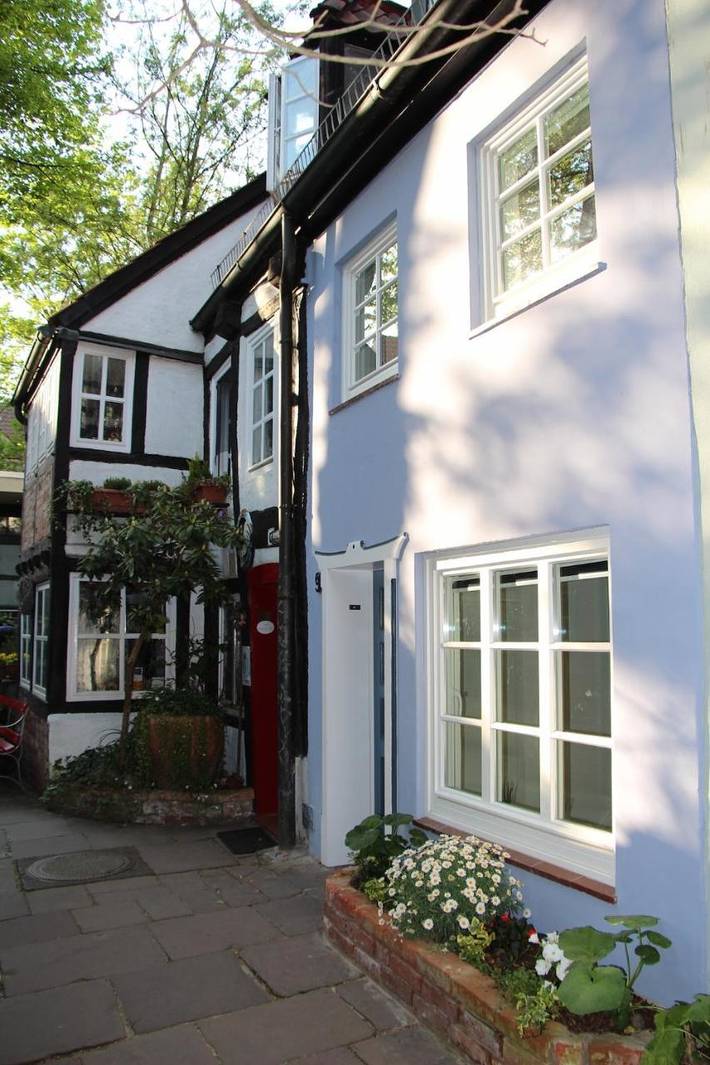 Vakantiehuis voor 6 personen, with Balkon and Whirlpool as well as Terras and Uitzicht in Bremen
