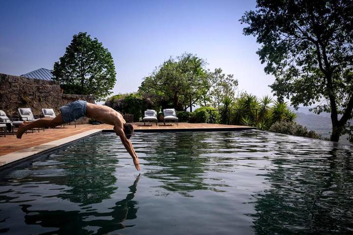 Casa rural para 2 pessoas, com piscina e jacuzzi e ainda jardim na Serra da Estrela
