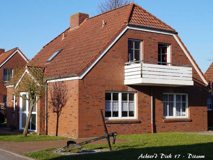 Ferienwohnung für 4 Personen, mit Terrasse und Garten, mit Haustier in Ditzum