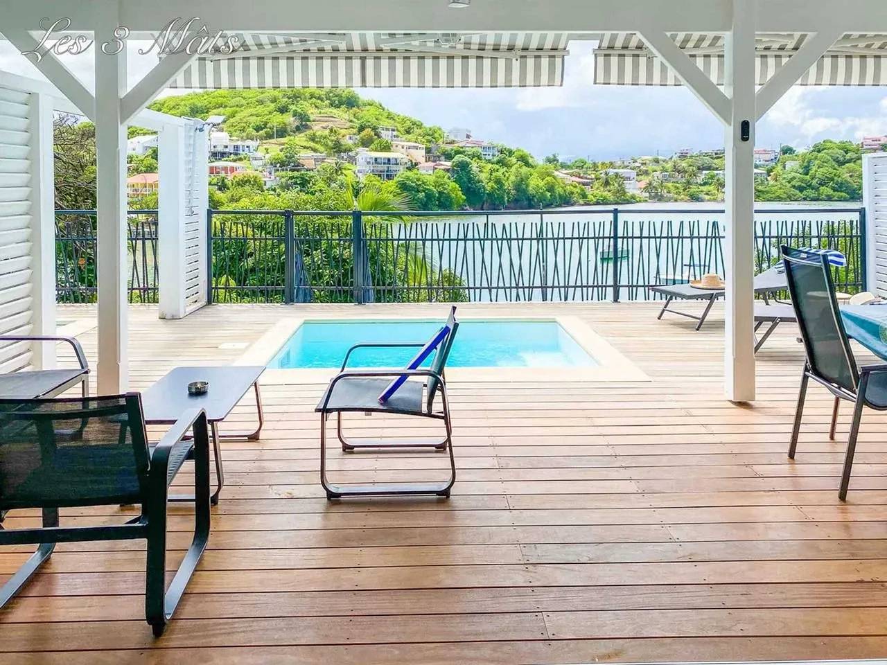 Cómoda villa con piscina en Hyacinthe – 95 m² in Le Robert, Martinica