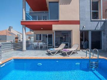 Casa rural para 10 personas, con vistas al lago y vistas además de jardín y piscina, Familias con niños en Santa Úrsula