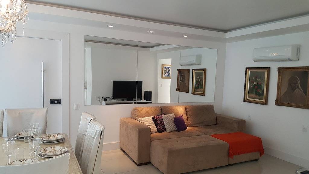 Ganze Wohnung, Mezzon Residence 03 - klimatisiert, 3 Suiten, Hydro, Grill, 340m Strand in Balneário Camboriú, Litoral Catarinense