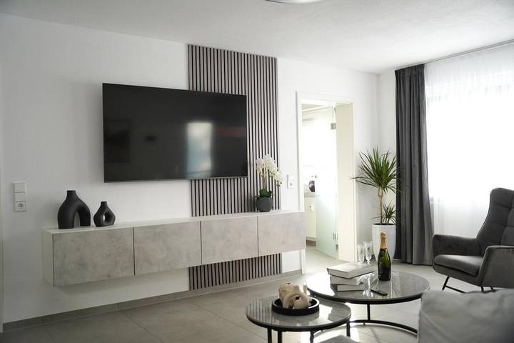 Ferienwohnung für 4 Personen, mit Balkon und Ausblick in Pfullingen