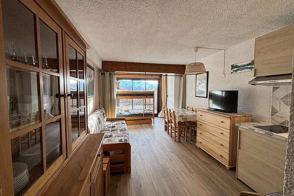 Apartamento entero, Estudio con Terraza para 4 Personas en el Centro de L'Alpe d'Huez in Huez, Parque Nacional de los Ecrins