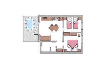 Bungalow para 6 Personas en Desenzano del Garda, Montañas Garda, Foto 1