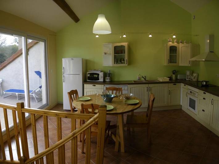 Appartement de vacances pour 7 personnes, avec Balcon et Terrasse ainsi que Jardin et Vue