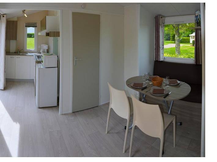 Camping Ty Nenez - Mobilheim 4 personen - Komfort - Große überdachte Terrasse in Pont-Scorff, Côte des Mégalithes