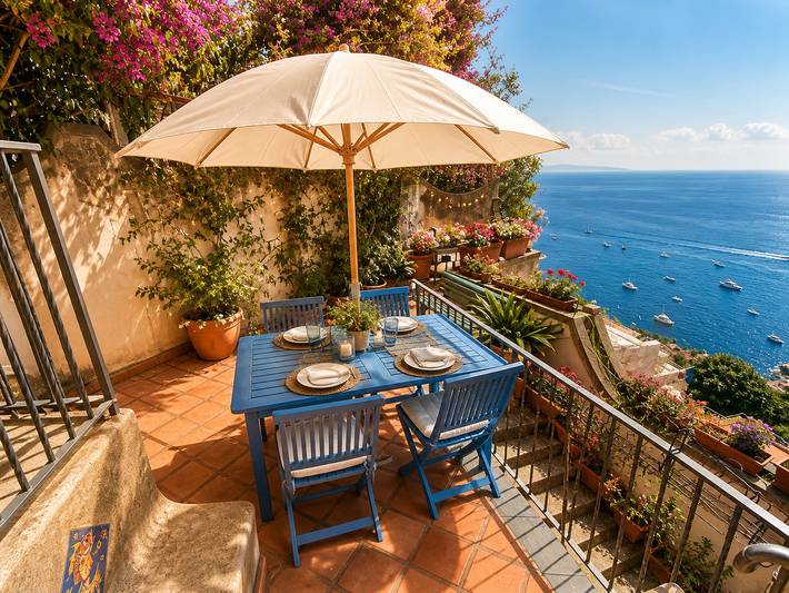 Location de vacances pour 7 personnes, avec Balcon et Terrasse à Positano - 3