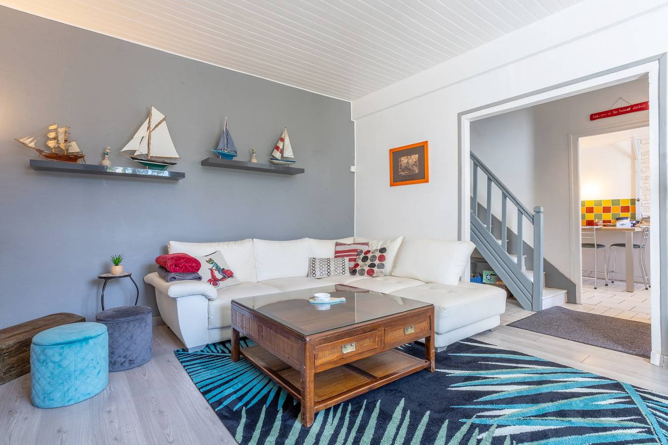 Casa de vacaciones 'Maison De Bord De Mer' con terraza privada y Wi-Fi in Gâvres, Côte des Mégalithes