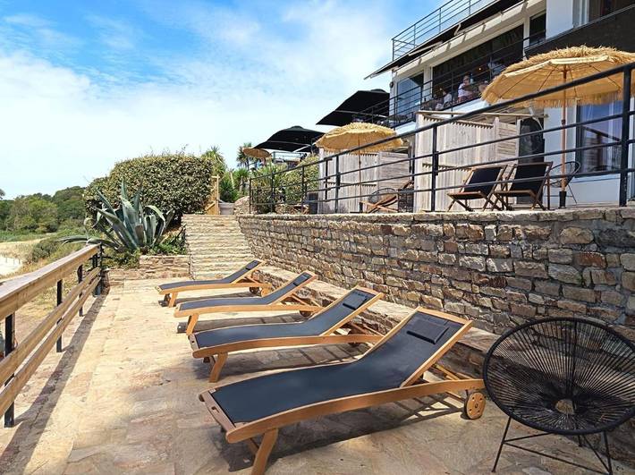 Hôtel pour 4 personnes, avec Balcon ainsi que Terrasse et Vue
