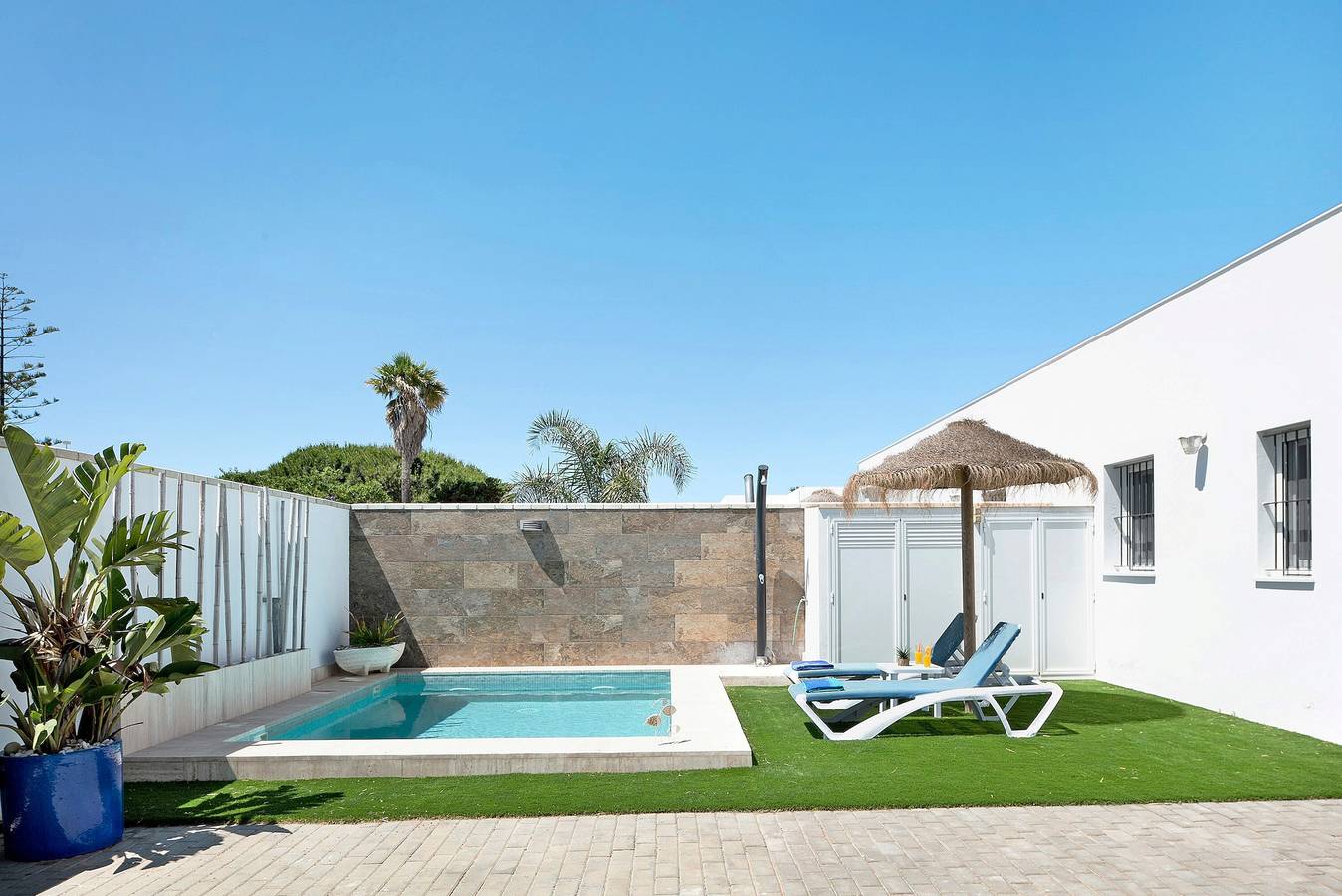 Maison "Casa Orilla Sur B", proche plage, avec piscine et Wi-Fi in Playa El Palmar, Vejer de la Frontera