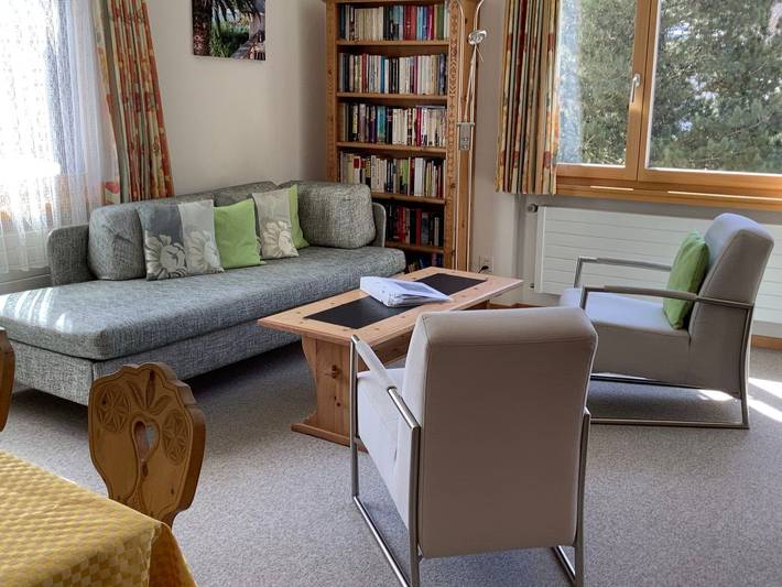 Ferienwohnung für 2 Personen, mit Balkon und Garten in Pontresina - 4