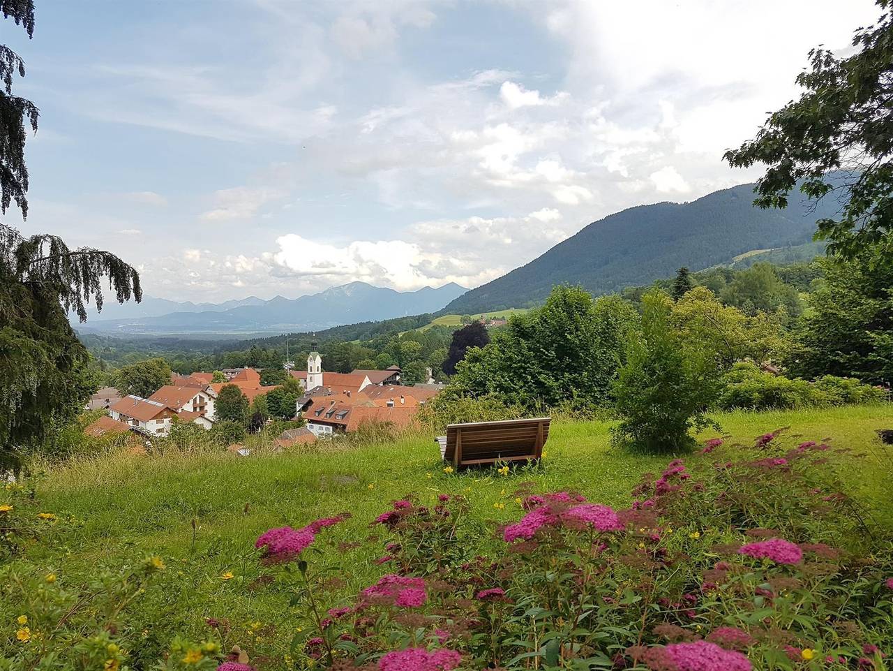 Ganze Ferienwohnung, Landhaus Schönblick - Kleine Ferienwohnung (Westbalkon, Nr. 315) in Bad Kohlgrub, Bayerische Alpen