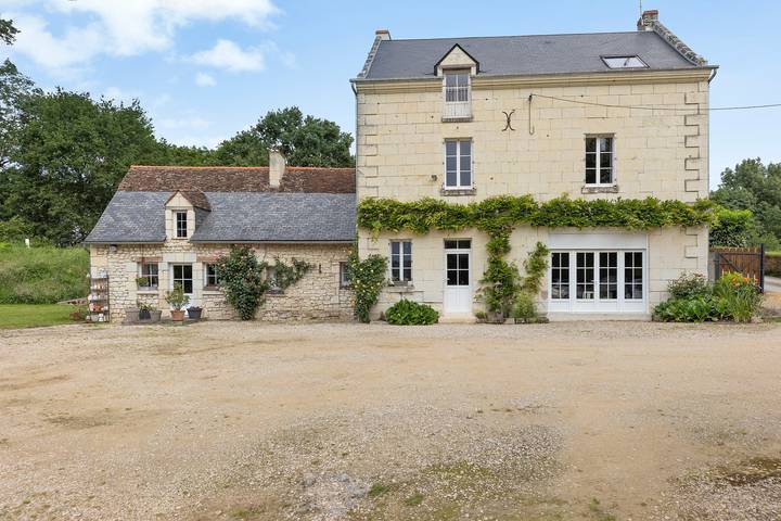 Chambre d’hôte pour 4 personnes, avec jardin en Indre-et-Loire