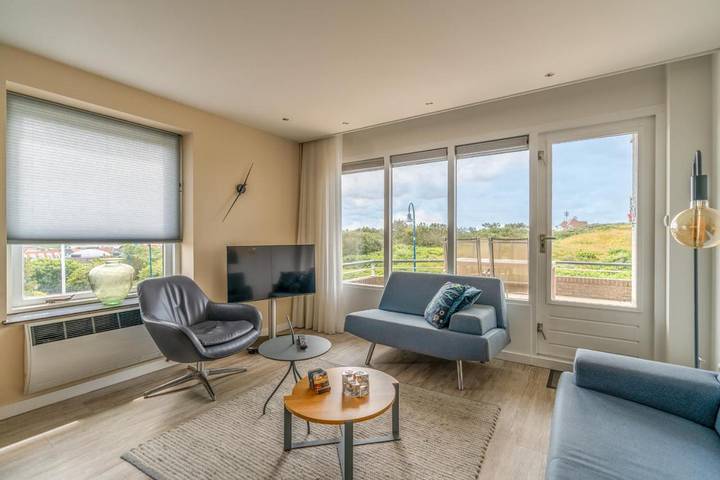 Ferienwohnung für 4 Personen, mit Balkon und Ausblick auf Texel