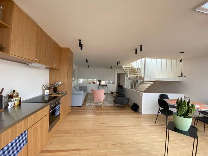 Entire apartment, Top Floor New Duplex Stunning View In Trendy St Gilles in Saint-Gilles (Belgium), Brussels region