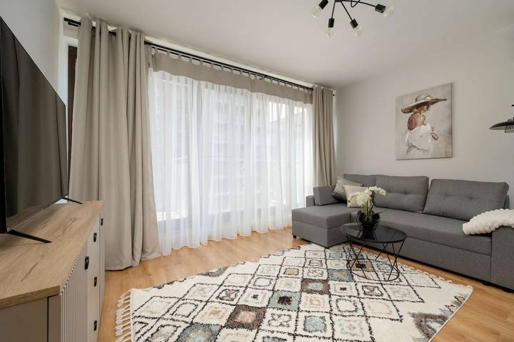 Apartament wakacyjny dla 4 osób, z balkon/ taras, zwierzęta dozwolone w Wrocław