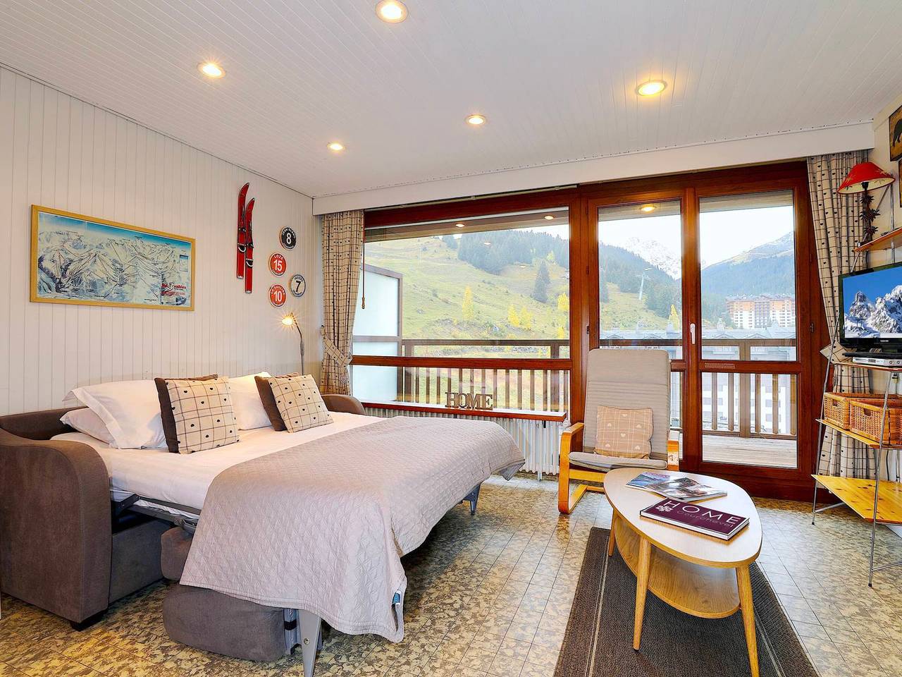 Entire studio, Renovated studio ski-in/out, center station 1650, 4 pers in Courchevel 1650 (Moriond), Saint-Bon-Tarentaise