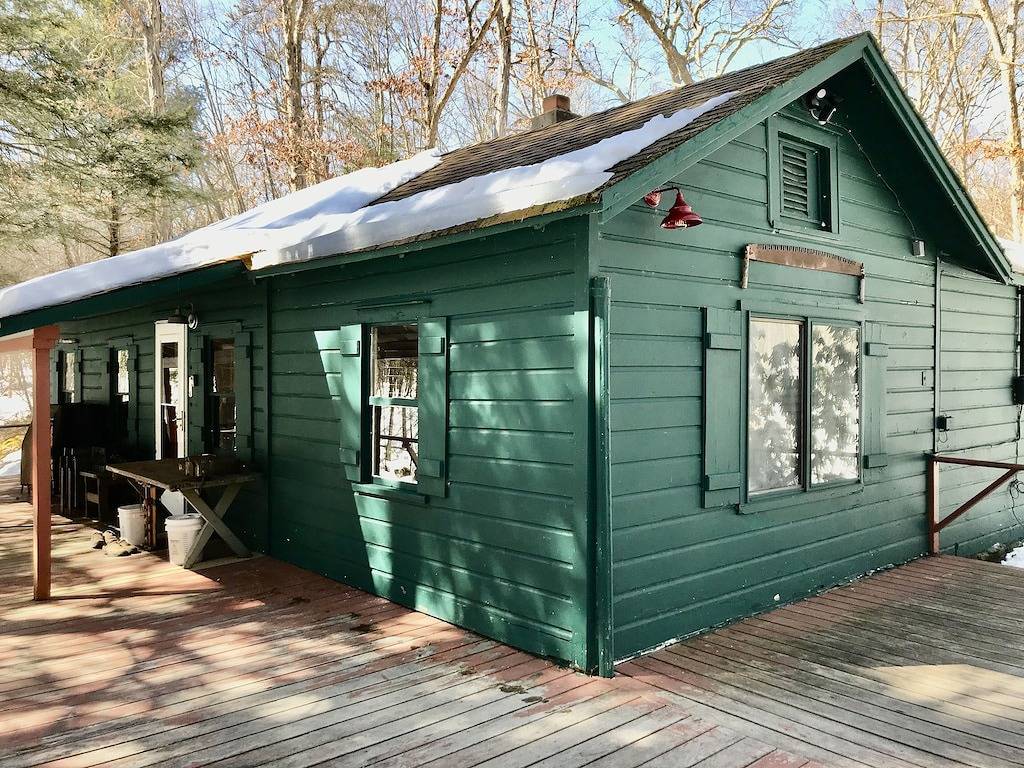 Remote Waterfall Cabin at Swiftwater Acres in Pike County