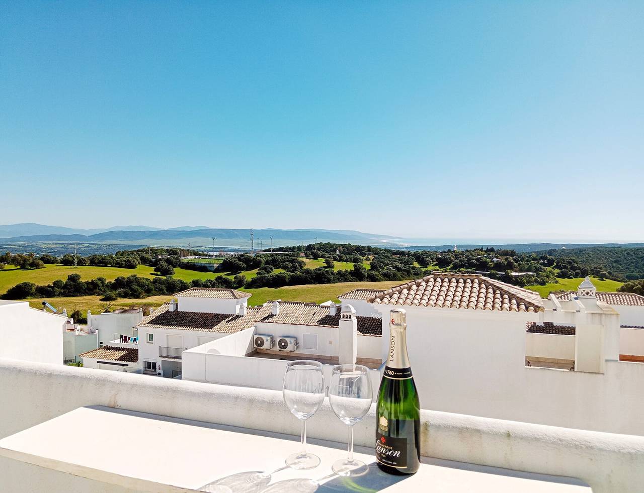 Ferienhaus 'Casa Panorama' – mit Gemeinschaftspool und Meerblick in Vejer de la Frontera, Costa de la Luz