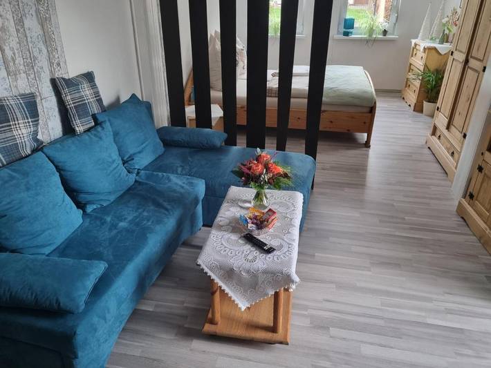 Ferienwohnung, mit Terrasse und Garten sowie Ausblick in Einbeck