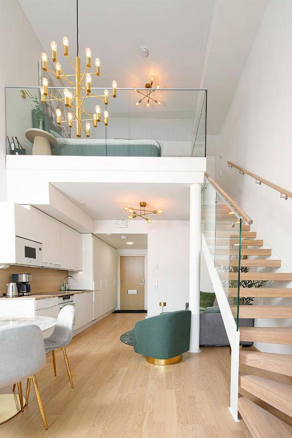 Gîte pour 4 personnes, avec balcon dans Tampere