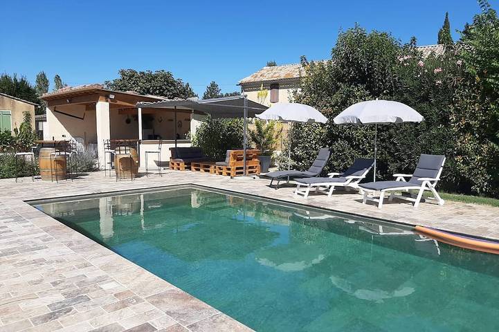 Villa pour 6 personnes, avec jardin et balcon