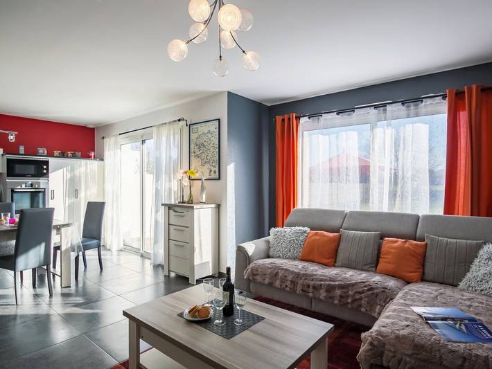 Ferienhaus für 4 Personen, mit Terrasse und Garten
