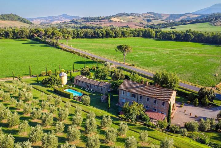 Villa für 18 Personen, mit Garten und Pool in Pienza