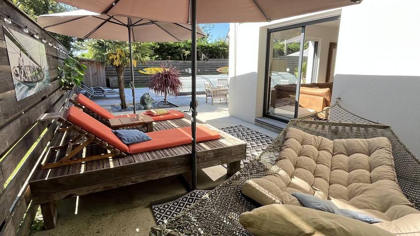 Gîte pour 6 personnes, avec jardin ainsi que terrasse et piscine à Plouharnel - 4