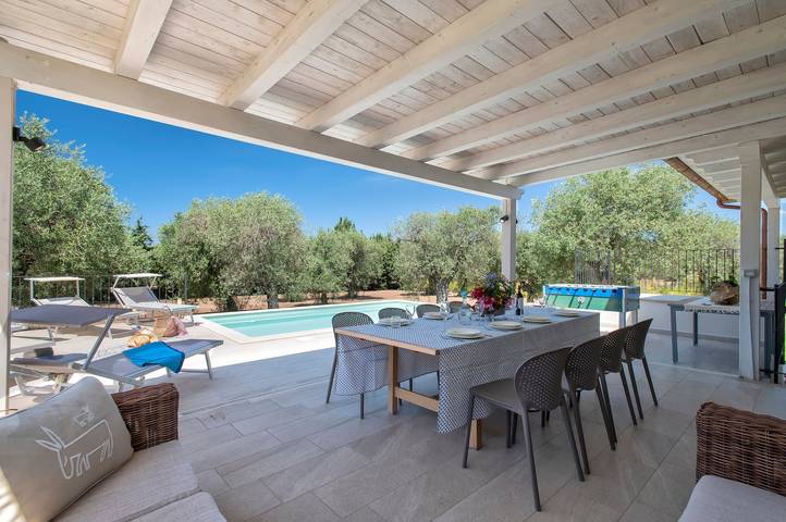 Ferienhaus für 14 Personen, mit Garten