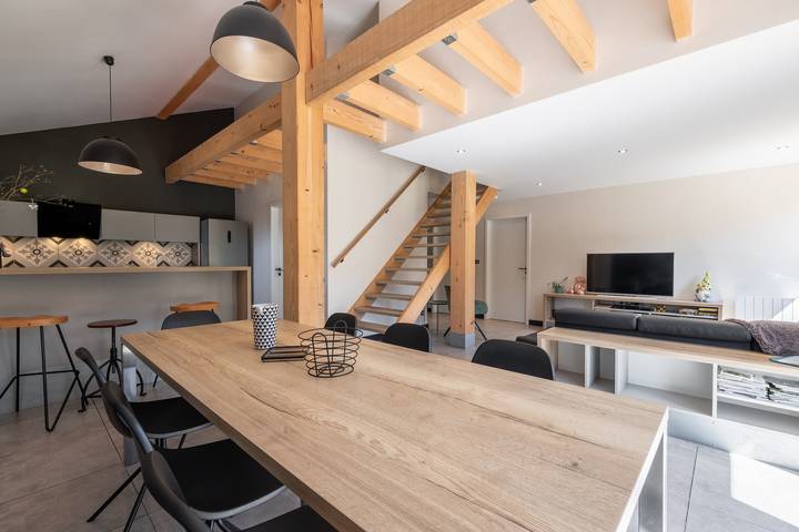 Ferienhaus für 8 Personen, mit Garten und Sauna