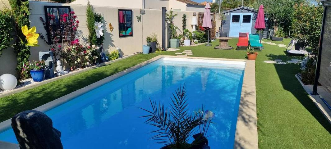 Location de vacances pour 4 personnes, avec Terrasse ainsi que Jardin et Piscine à Sainte-Soulle - 2
