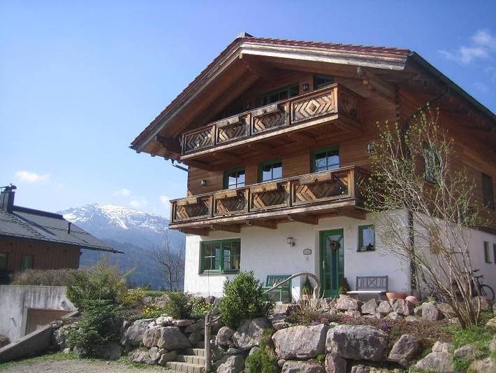 Appartement de vacances entier, Landhaus Bachwinkl - Appartement d'une pièce de 30 m², douche/Wc, petite cuisine, balcon in Reit im Winkl, Alpes bavaroises