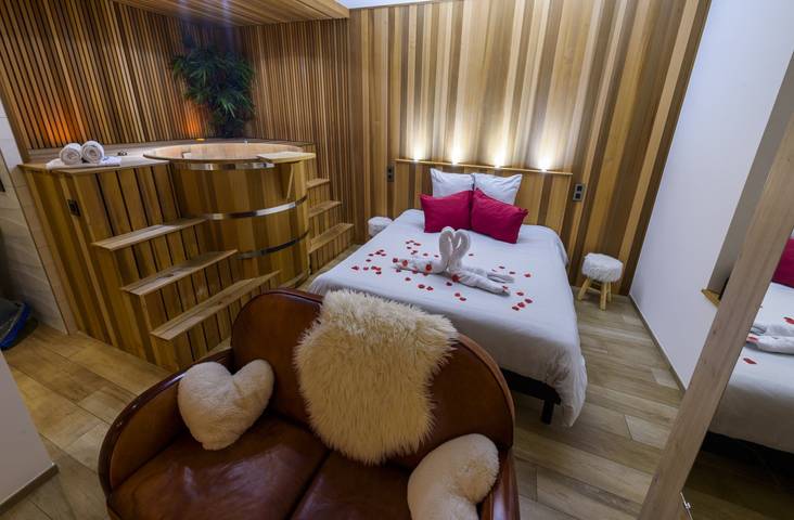 Gîte pour 2 personnes, avec jacuzzi