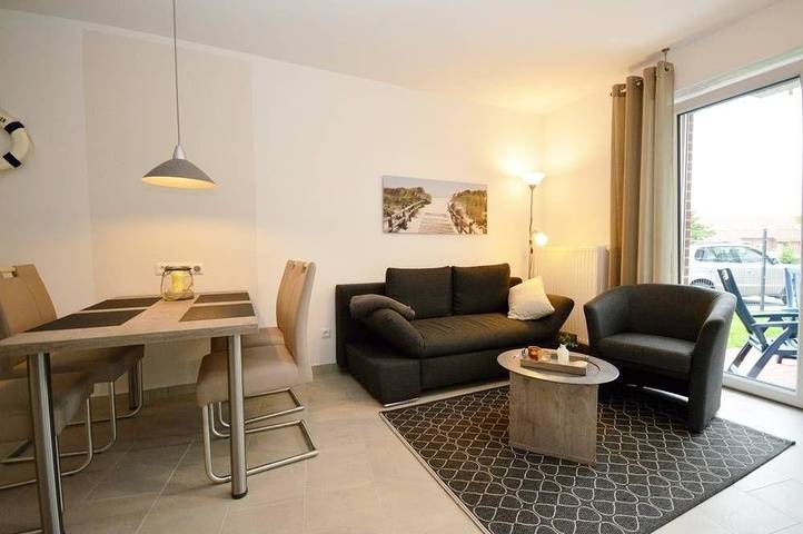 Ferienwohnung für 4 Personen, mit Garten in Norddeich Mole