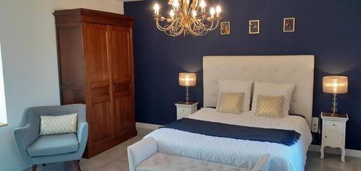 Chambre d’hôte pour 3 personnes, avec vue et jardin dans Lemé