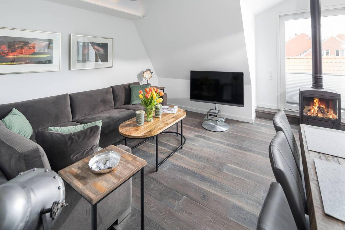 Geheel appartement, Vakantieappartement voor 5 personen met terras in Norderney