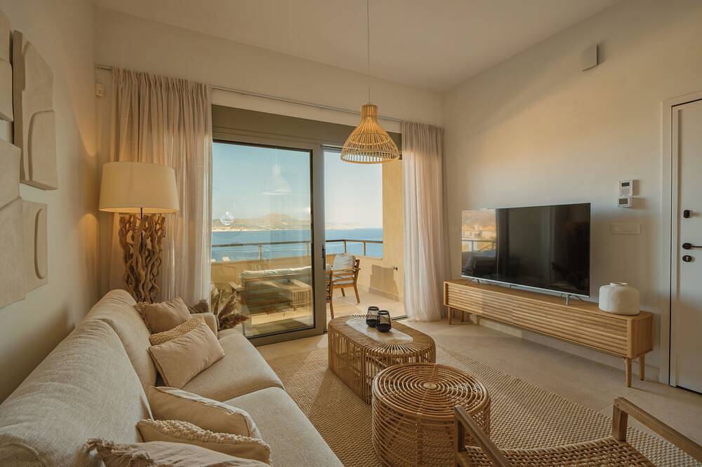 Ganze Wohnung, [New] Panorama Seaview Village - Ocean Bay Apt in Kalyves, Chania und Umgebung
