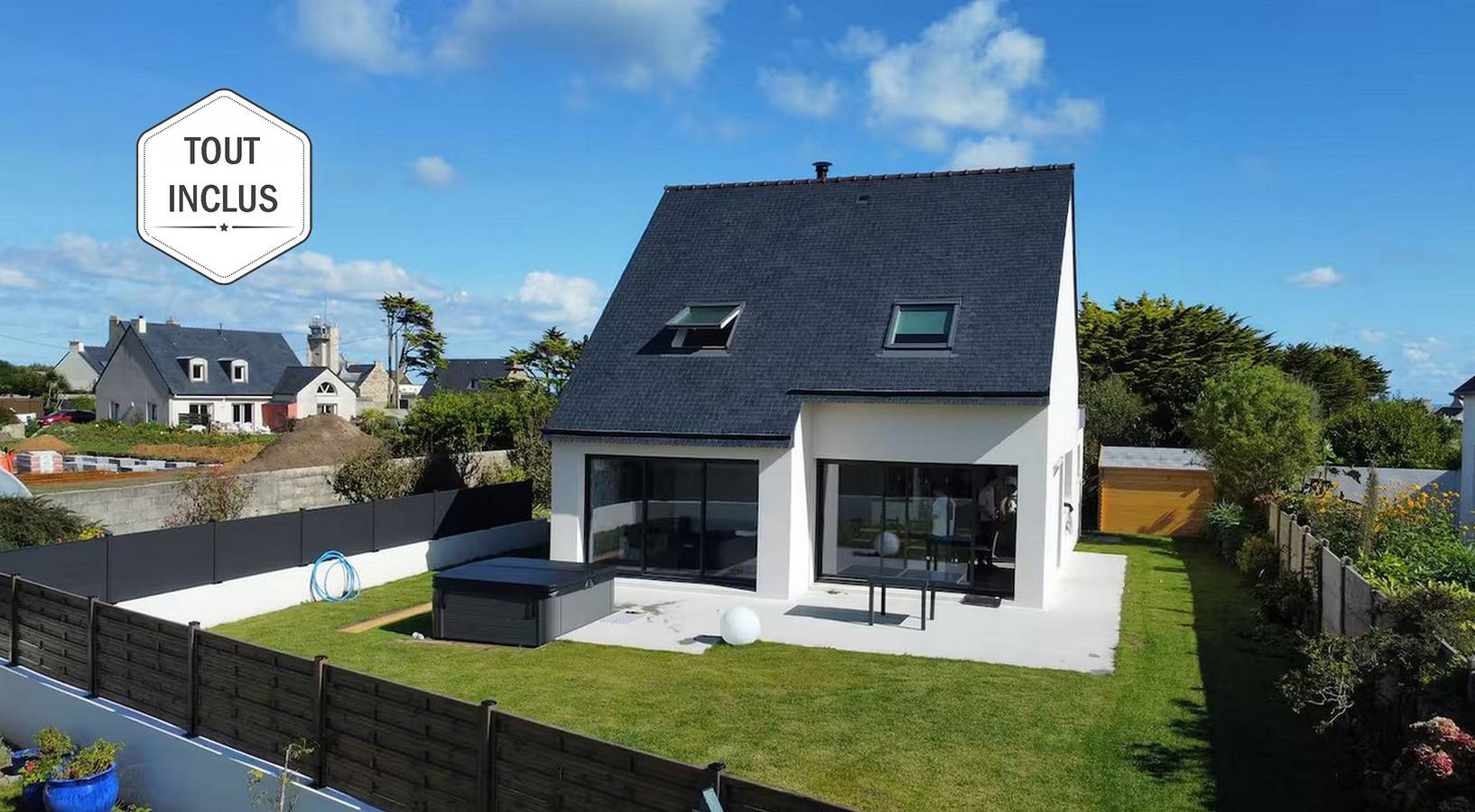 Gîte für 8 Personen mit Whirlpool in Brignogan-Plages, Brest und Umgebung